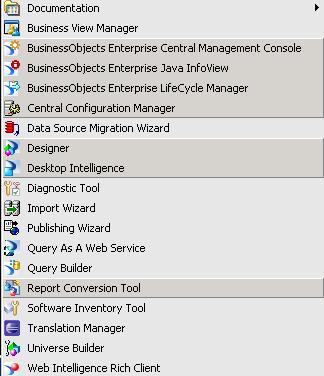 Business Objects LifeCycle Manager Primary life-cycle management tool for XI 3.1 