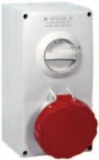 1683 surface mounting (flush mount with rear box removed) IEC 60670 protection degree : IP44 and IP67 (non ageing elastomer seals) max operating temperature : +60ºC, (glow wire test -