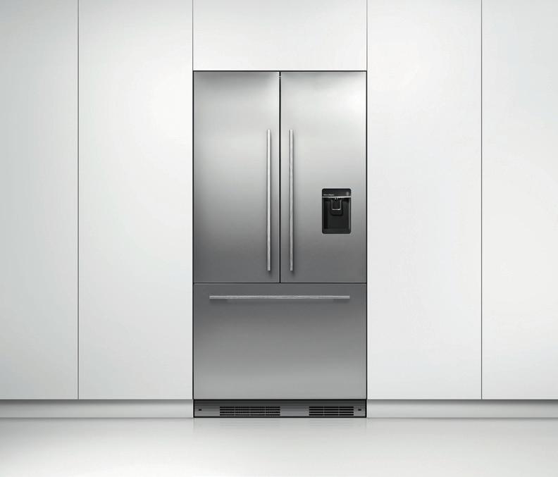 QUIK REFERENE GUIE FETURES ENEFITS SPEIFITIONS RS90U1 Seamess Integration The Side-in series minimises gaps through heavy-duty Finish Stainess Stee Pre-finished TIVESRT FRIGE 900 FRENH OOR SLIE-IN