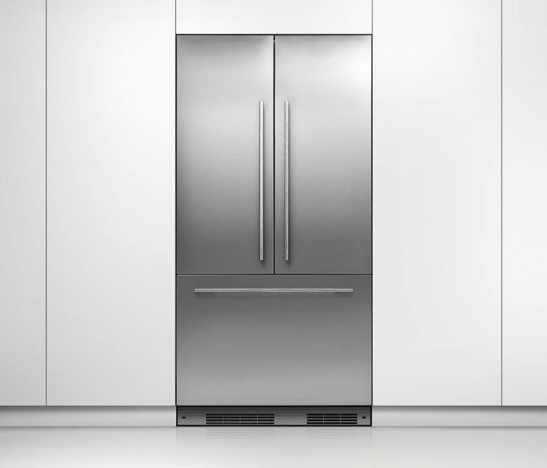 QUIK REFERENE GUIE FETURES ENEFITS SPEIFITIONS RS901 Seamess Integration The Side-in series minimises gaps through heavy-duty Finish Stainess Stee Pre-finished TIVESRT FRIGE 900 FRENH OOR SLIE-IN