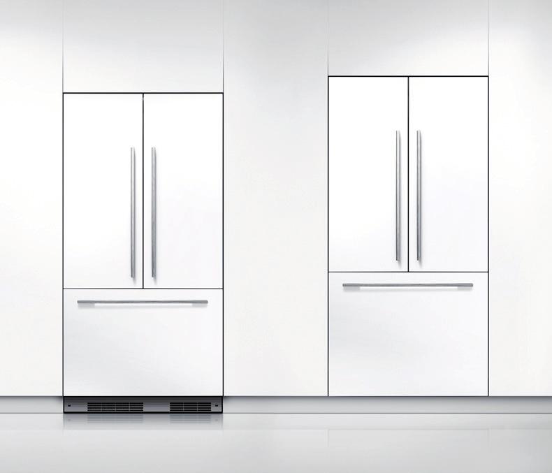 QUIK REFERENE GUIE FETURES ENEFITS SPEIFITIONS RS901 Seamess Integration The Side-in series minimises gaps through heavy-duty Finish Pane Ready TIVESRT FRIGE 900 FRENH OOR SLIE-IN USTO PNEL Sized to