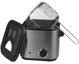 FEATURES AND FUNCTIONS Filter to trap odor Fry Basket with detachable handle Cool Touch
