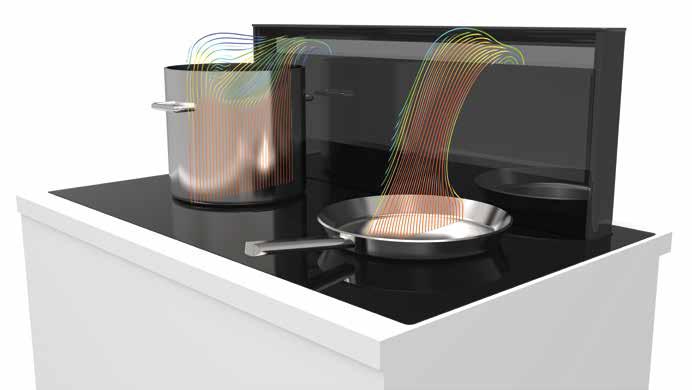 Performance to the smallest detail Novy leaves nothing to chance. That is why Panorama is designed to the last detail based on intensive CFD* simulations and cooking tests.