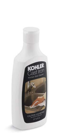 Care and Cleaning Guide Getting Started 5 Getting Started For the best results when caring for your KOHLER products, follow the instructions carefully and use only the cleaning products suggested.