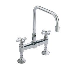 Kitchen Faucets and Sinks Kitchen Faucets KALLISTA 32 Kitchen Faucet, Cross Handles P23050-CR Kitchen Faucet with