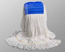 Wet Mops Ruff-T Controlled Environment Looped End Constructed of specially woven strands of low-linting polyester/cotton, FHP s Ruff-T absorbs twice as much liquid as conventional mops making Ruff-T