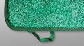 No internal sponge allows FHP MicroPad Wet pads to launder and dry better in commercial driers MicroPad Wet pads last 2-3% longer than economy wetpads Stack Micro Pads inside the blue or red 6 gallon
