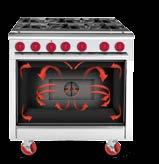 Ovens: 0 wide oven 7,000 BTU - 6-1/ wide oven 35,000 BTU. One chrome plated rack provided, rack positions.