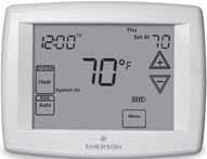 THERMOSTATS BLUE 12 TOUCHSCREEN THERMOSTATS 24 VOLT BLUE 12 TOUCHSCREEN - UNIVERSAL AND SINGLE STAGE THERMOSTATS - 12 SQ. IN.