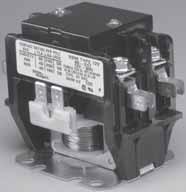 CONTACTORS 2 POLE DEFINITE PURPOSE (30A THRU 40A) 40 Amp Model (with cover) 90-244 THRU 90-249 CONTACTORS WR/RBM TYPE 122 Designed for Air Conditioning and Heating