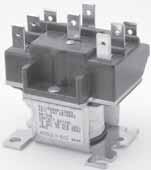2 POLE SWITCHING RELAYS 90-340 THRU 90-342 RELAYS WR/RBM TYPE 91 A Two Pole Double Throw Semi-Enclosed Relay 90-340 Fits Fan Control Centers 90-112, 90-113, 90-118E and 90-119 applications and