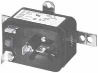 ENCLOSED RELAYS 90-290Q THRU 90-295Q RELAYS WR/RBM TYPE 84 Used for Switching Single or Two Speed Fan Motors, Solenoids, Relays, Resistive Loads and General Purpose Switching Approximate Overall