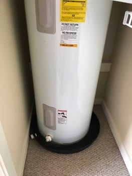Water Heater Condition Heater Type: Electric water heater.