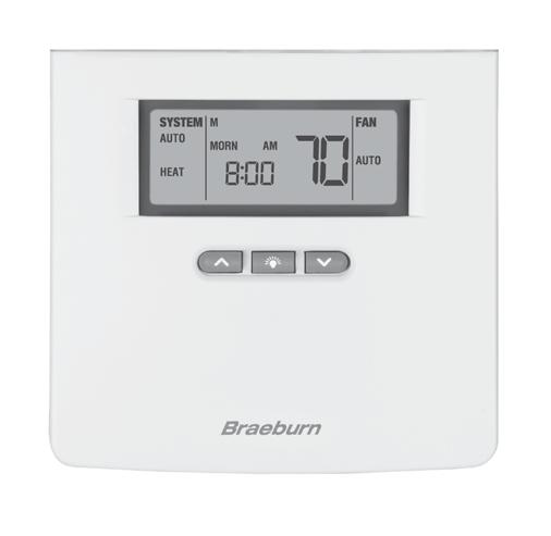 Braeburn Systems LLC warrants each new Braeburn thermostat against any defects that are due to faulty material or workmanship for a period of five years after the original date of purchase by a