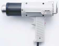 Heating Gun Maximum Temperature* Temp. Control Function Air Velocity Air Flow 880B 800W 400 C --- 330m/min. 0.18m 3 /min. No. 880B/881 No. 882 245(W) x 185(H) x 70(D)mm 550g 881 * Max. Temp. is approximate one which measured at the point mm from the pipe.