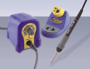 Soldering Station Design improved for ease of use Other Tools Heating Gun / Glue Gun Smoke Absorber / Static Control Desoldering / Rework Soldering Heater output increased to 65W Test criteria Board: