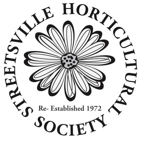 Streetsville Horticultural Society FLOWER SHOW SCHEDULE 2013-2014 ANNUAL AWARD CATEGORIES Elizabeth Colley Award for Designer of the Year Novice of the Year Award Best Overall Cultural & Design Men s