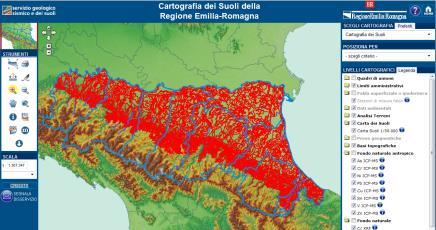 Site name The soils of Emilia-Romagna on Google Earth Soil maps of Emilia-Romagna region Soil Inventory of Emilia- Romagna Short name CARTPEDO
