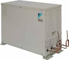 Booster unit A booster unit allows freezer showcases/rooms to be connected to ZEAS and Conveni-Pack outdoor units Reduced piping requirements, compared with a conventional system Low sound mode