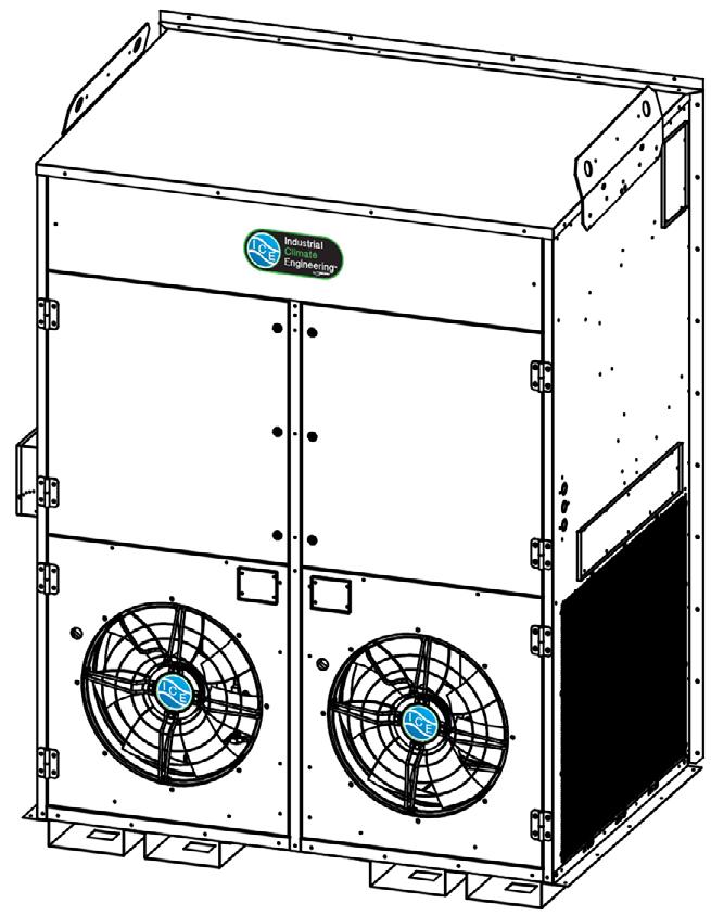 ECUDA180, 240 Air Conditioner Isometric View