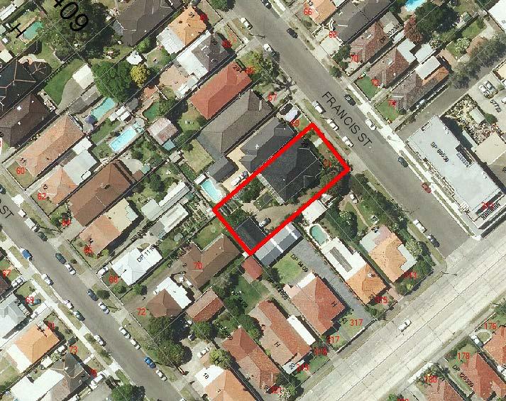 (Princes Highway Centre) - Requests 71 Francis Street, Carlton Request by owner to rezone site (2 lots) from R2 to B6 Enterprise Corridor to allow for a laneway to separate the commercial zoning from