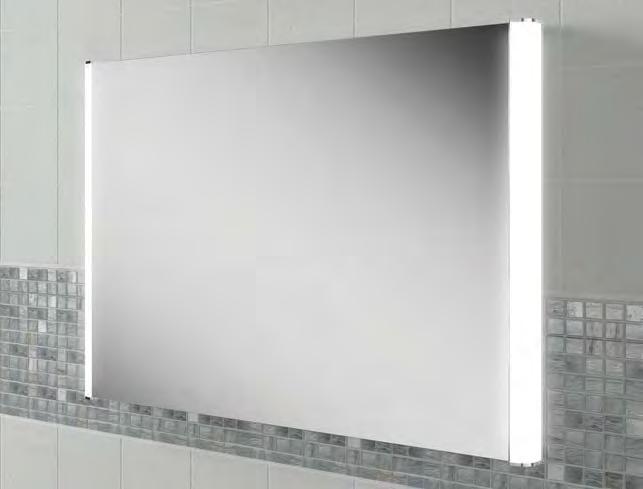 LED ILLUMINATION Offering brilliant illumination whilst reducing power consumption. IP44 RATED Electrically safe for use in the bathroom.