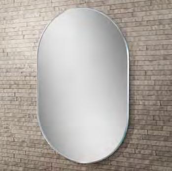 BATHROOM MIRRORS / RECTANGULAR MIRRORS & SHAPED MIRRORS SHAPED MIRRORS Shaped bevelled edge mirrors with