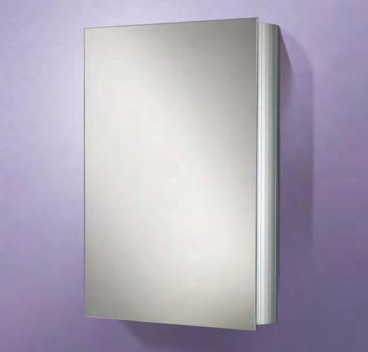DOUBLE SIDED MIRROR DOORS Allowing you to use a mirror when the door is open.