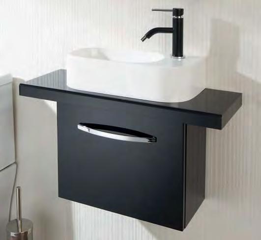 Only suitable mounted on shelf & unit MINERAL MARBLE WASHBASINS Warm to the touch and very durable.