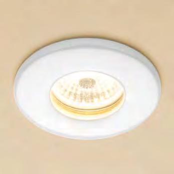 7cm LED, WHITE 63 Fire Rated LED White Showerlight Art No. 5830 0.