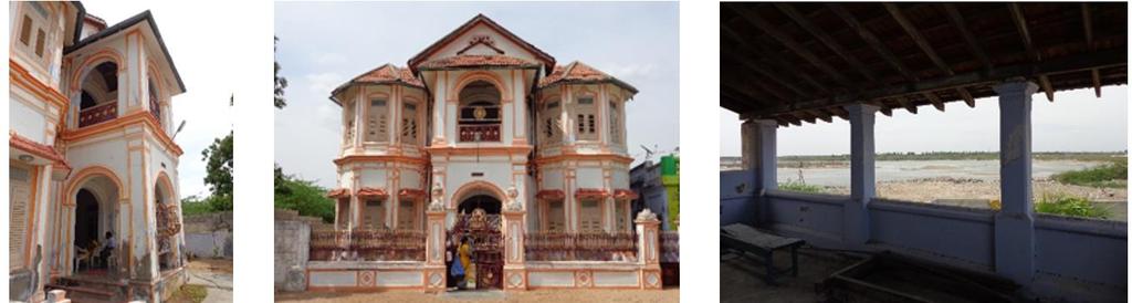 The architectural style of the houses are of Ceylon-Portuguese style. It has an extroverted planning with lots of open and semi-open spaces like Balcoes, verandas, and Balconies etc.