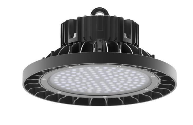 66 IK08 UGR<23 Energy efficient LED Low Bay with popular beam angle design, 60 and 90 Compact and modern design, fitting height