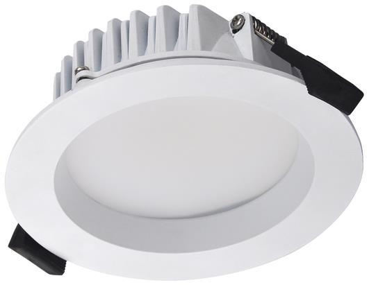 Energy efficient, high efficacy LED downlight Colour changeable easy by slide switch for warm white, neutral white and cool white Recessed face for less glare and modern appreance Up to 70%