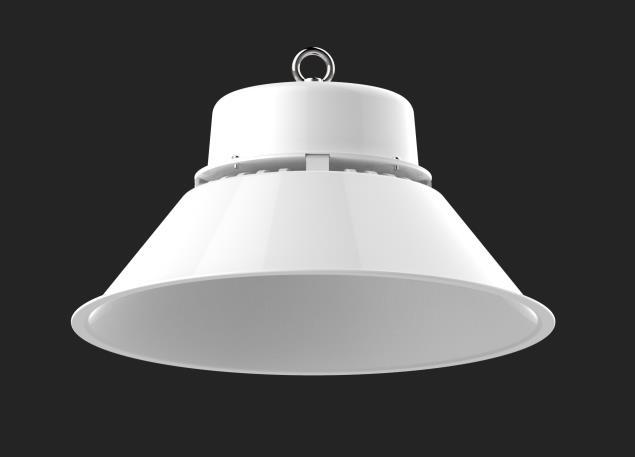 Energy efficient commercial LED High/Low light available in 50W and 80W.