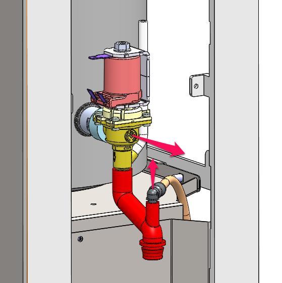 To remove the dispense solenoid in a PB version: (CAUTION - make sure tank is drained fully first as per section 8.3!) 1. Disconnect all wires connected to solenoid. 2.