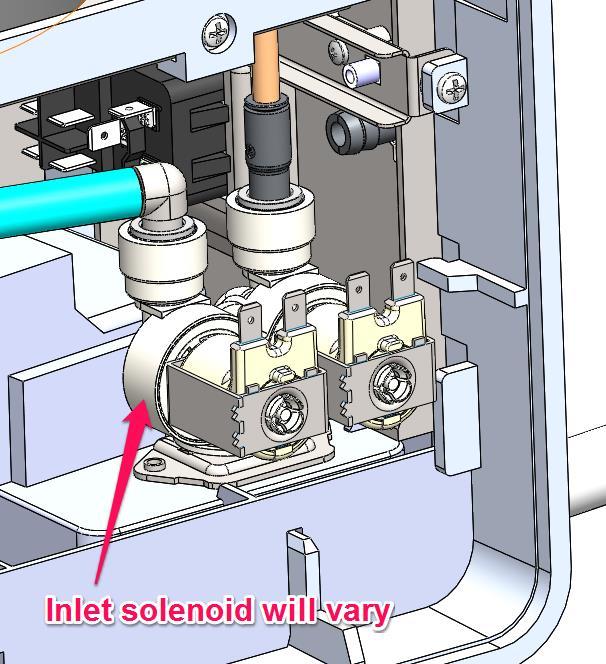 8.11 Inlet solenoid Replacement 1.