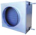 Electrical heaters are produced in single phase or three phase upon request in standard spiral duct dimensions. The heaters have two overheating protections.