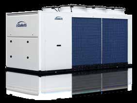 Total heat recovery multi-purpose units LCP Operating modes of the LCP M version C C C Cooling In the Chiller mode the LCP M multifunctional unit chills water to cool a room on the user side,