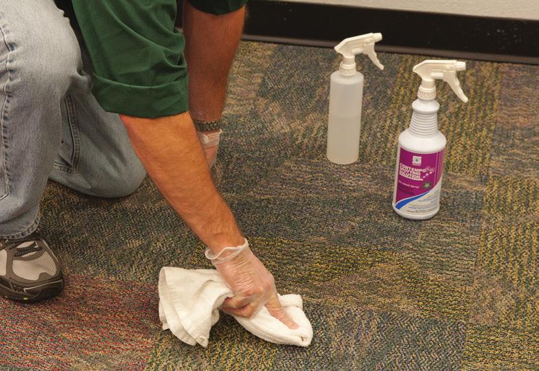 SPECIALTY CLEANERS (CONTINUED) Spraybuff Spraybuff brings back the original just waxed beauty of your floor. Easy to use, Spraybuff lengthens the time between re-coating and stripping.