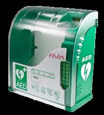 A green ABS stand, which complies with ISO 3864, International Standard concerning emergency colour codes.