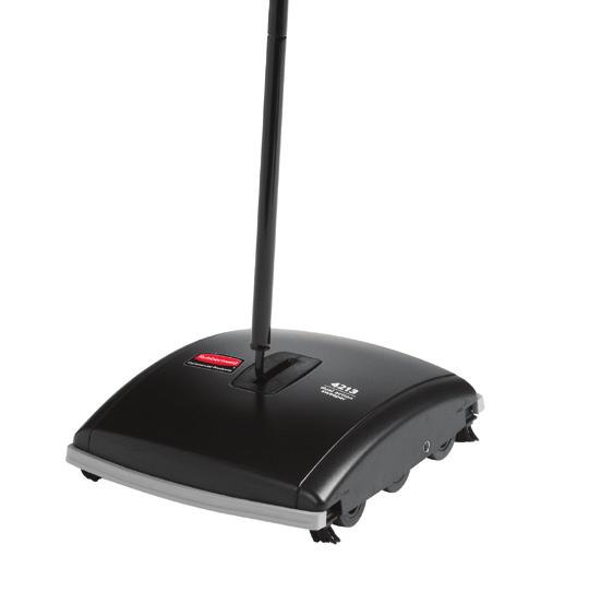Mechanical Sweeper Two bristle brush rolls provide effective cleaning power to collect dust, dirt, and debris.