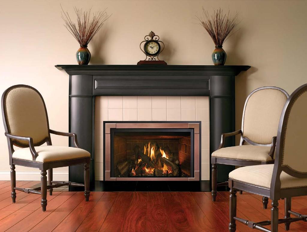 Luxury where you live There s much to love about a Mendota luxury gas fireplace insert.