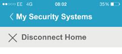 Using your HomeControl+ App When you access your