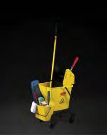 CLEANING SOLUTIONS 20 All-in-One Bucket Easy to manoeuvre mopping system, carries all you need for wet mopping and light cleaning.
