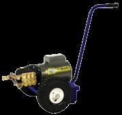 1 GPM at 1500 PSI 2 HP HD electric motor 115 Volt, 1 PH, 20 Amps Includes 24 wand, trigger gun and 25-foot high pressure hose Low pressure detergent injector