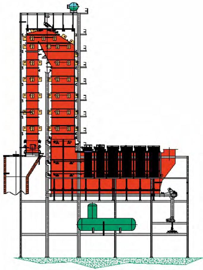 water tank with deaerator Figure 3: General layout of a waste heat boiler downstream Isasmelt process Figure 4: Flow