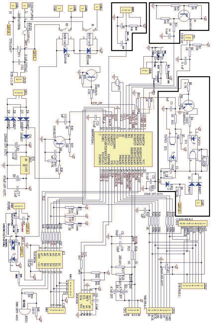 HSU09VHJDB-SM Circuit Diagrams.