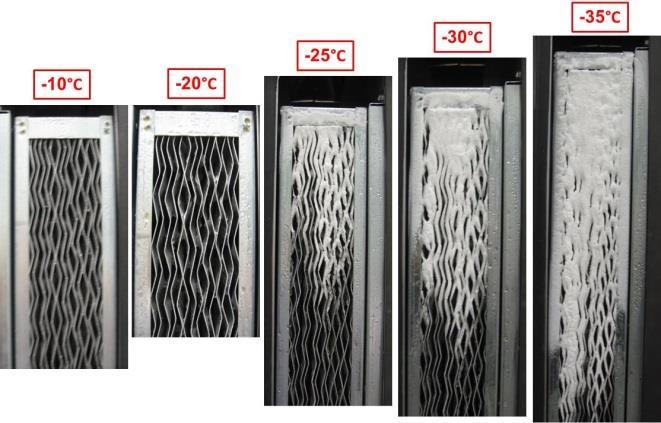 9 5.4 Frost Occurrence Depending on exposure time and physical circumstances, frost forming on cold heat exchanger surfaces may enhance or reduce heat fluxes while airflow rates and pressure drop may