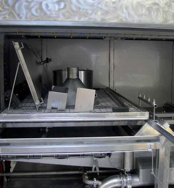 Parts Washer Custom built wash area Ergonomic loading Minimum handling of parts Two wash cycles All stainless steel The PK washing unit is a user-friendly parts washer, where the press parts are