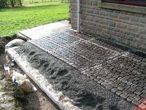 The underground tanks can collect rainwater from roofs or from permeable driveways.